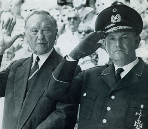 Albert Bürger mit Konrad Adenauer
